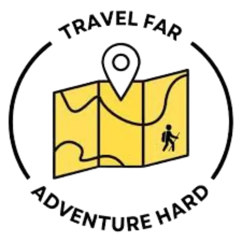 Travel Far Adventure Hard Logo